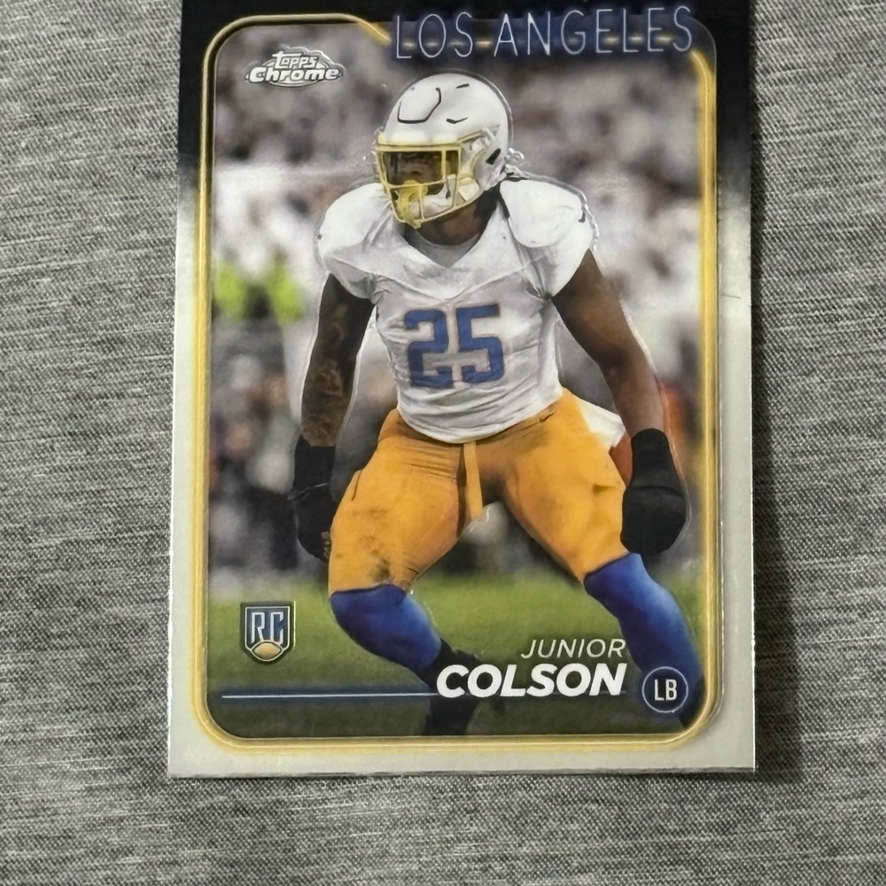 2/$6 NFL Trading Card - Junior Colson | Los Angeles Chargers - 2023 Football 🏈
